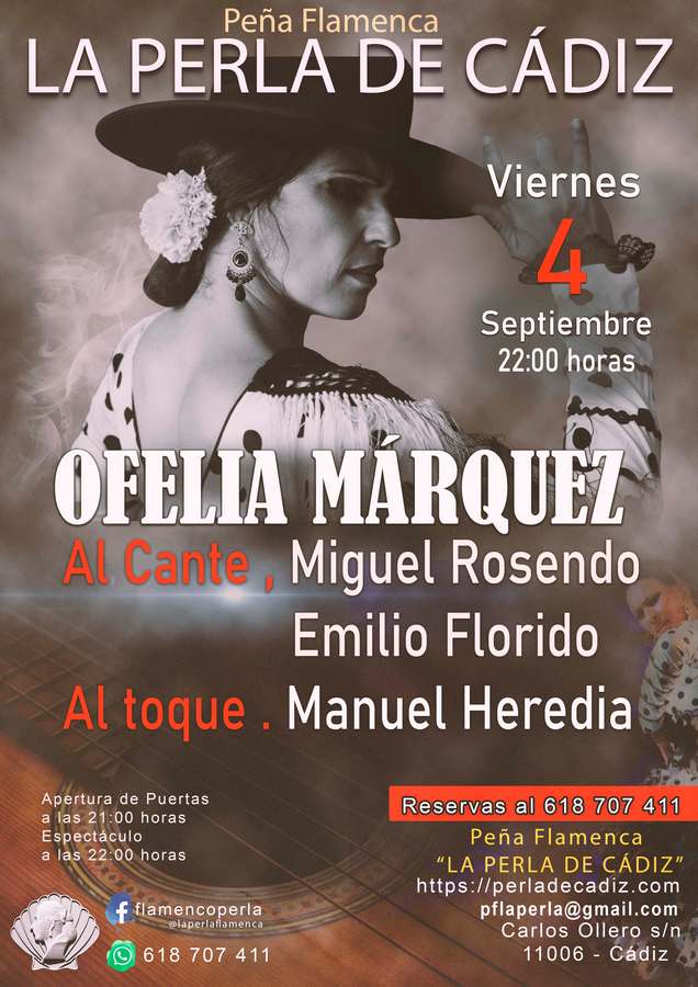  Viernes 4 de Septiembre , OFELIA MÁRQUEZ